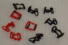 10 WWE Jakks WWF Wrestling Figure Accessories Bulk Lot Classic RA TTL Knee Brace