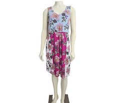 J Jill Dress Womens S Patchwork Floral Sleeveless Cottage Boho Sundress