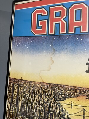 Grateful Dead In Concert 1981 Poster West Germany Vintage