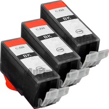 3 Pack New PGI-220 PGI220 Black Ink For Canon PIXMA MX860, MX870