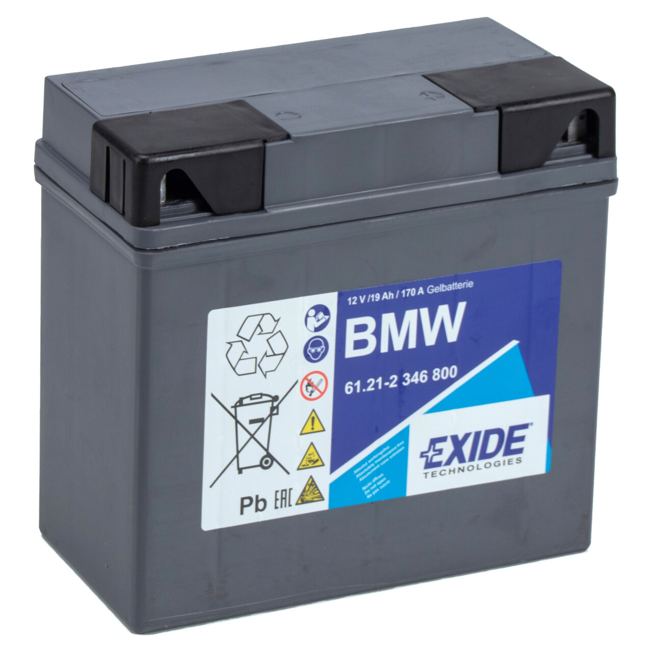 ORIGINAL BMW EXIDE GEL GEL1219 Motorrad Batterie 12V 19Ah 61212346800