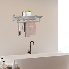 23.6  Towel Racks Stainless Steel Towel Rails With Hooks For Bathrooms Kitchens