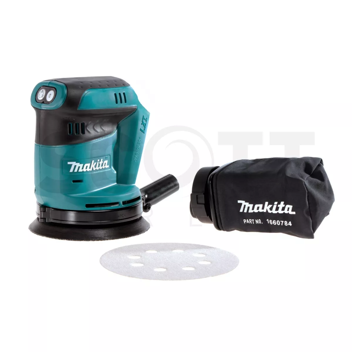 Makita DBO180Z 18V Li ion Cordless Random Orbital Sander 125mm