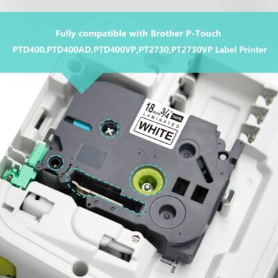 5 PK Compatible Label Maker Tape 18mm for Brother P-Touch TZ-241
