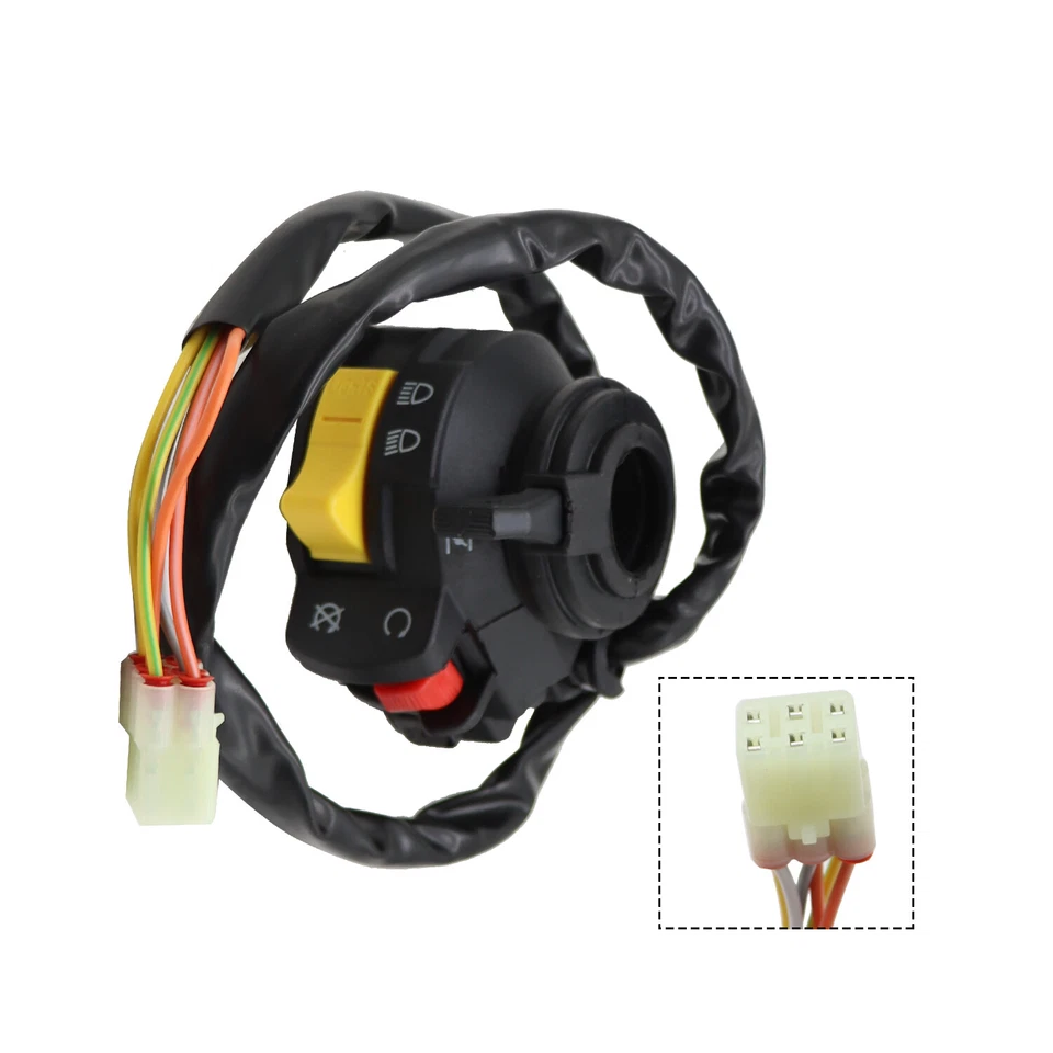 Left handlebar switch assembly For Suzuki Ozark 250 2002-2014 plastic black Foto 2 de 4