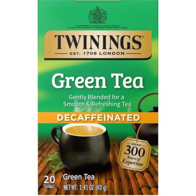 Twinings Decaffeinated Green Tea - 20 tea bags