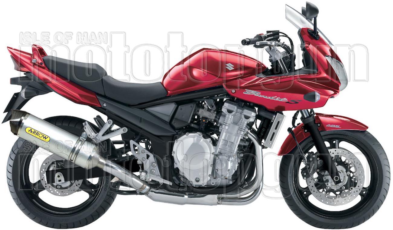 Arrow pot echappement carbone Race-Tech d'une finition haut de gamme pour Suzuki GSF 650
