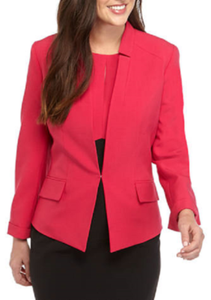kasper red blazer