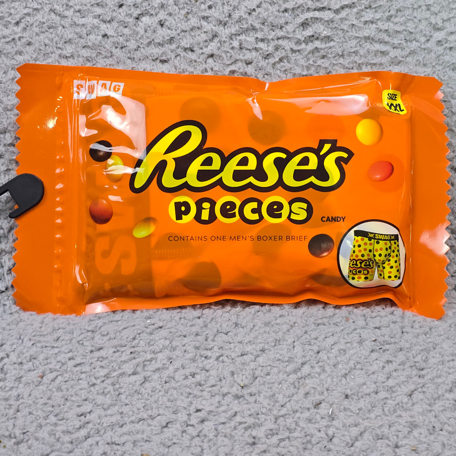 SWAG Reeses Pieces Boxer Briefs Underwear Mens 2XL 42-44 Yel