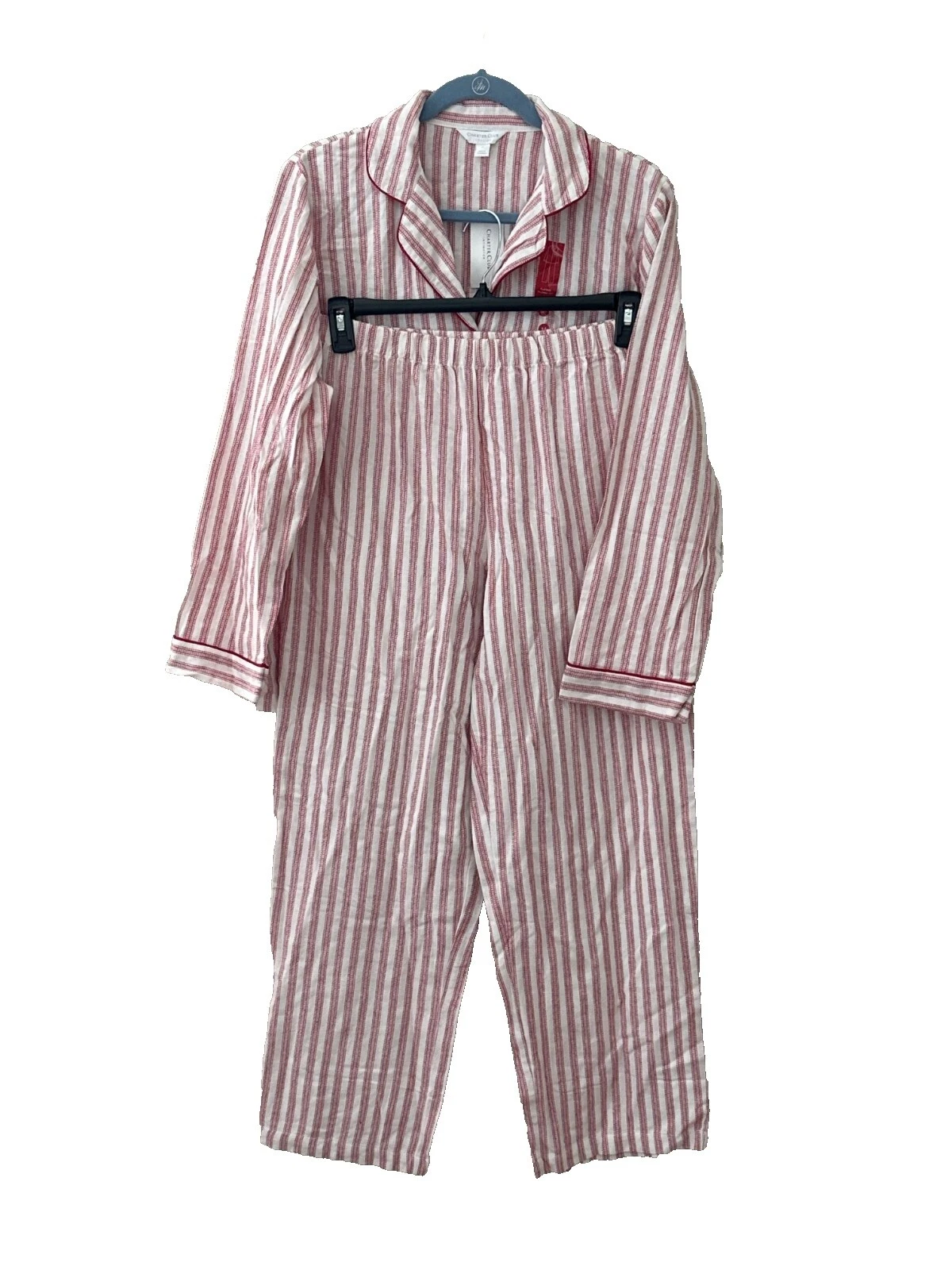 Tamaño regular a Rayas de Algodón Pijamas y batas para Mujeres