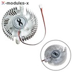 Dc5/12V Aluminum Heatsink Fan Cooling Fan Computer Case Cooler 4300Rpm New