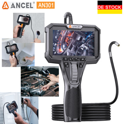 ANCEL AN301 2-Wege-Gelenk- Boreskop-Kamera 6 LED 210° Inspektion Endoskop IP67