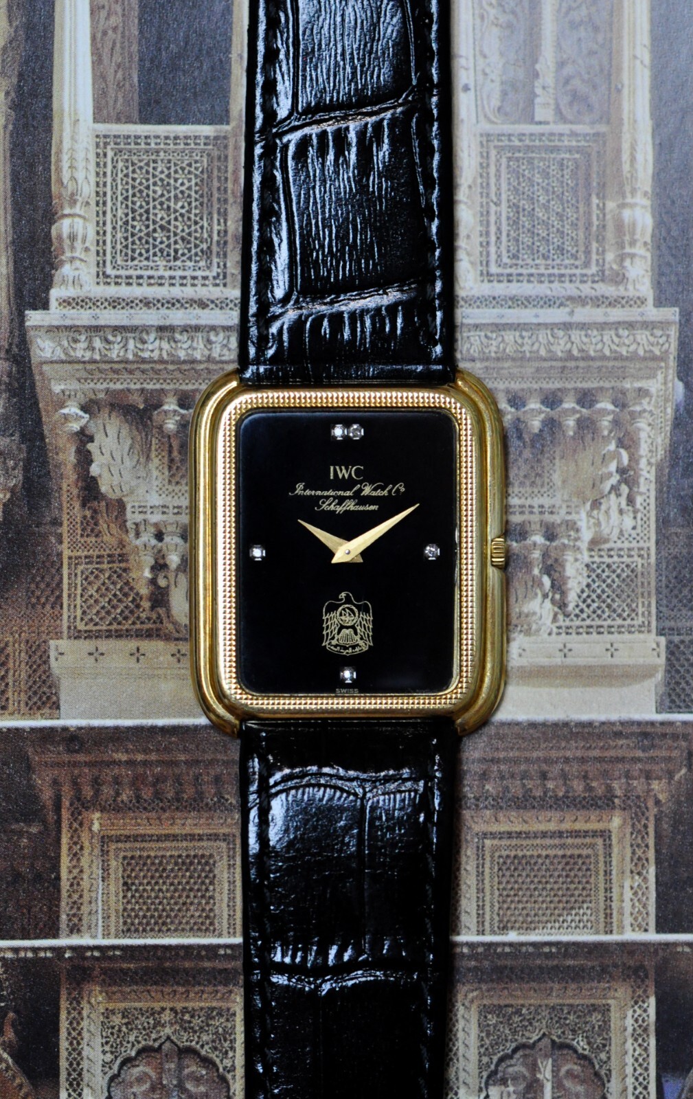 1981 IWC 'UAE Quraysh Hawk' 18k Yellow Gold Watch (ref. 2080)