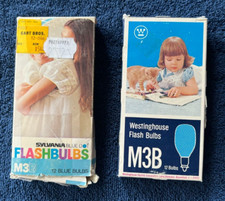 Vintage Camera Flash Bulbs  M3B - 2 Boxes -24 Bulbs  NEW OLD STOCK