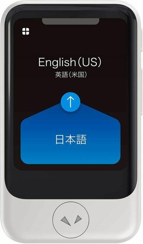 Pocketalk S Voice/Text Portable Translator - 74+ Lang - White 2 Year Global Sim - Picture 1 of 1