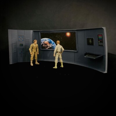 U.S.S. Enterprise Bridge Main View Screen for 3.75 in (1:18) Figure Diorama