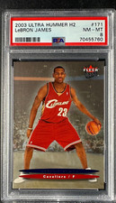 2003 Ultra Hummer H2 Lebron James #171 Rookie Card PSA 8 NM-MINT. rookie card picture