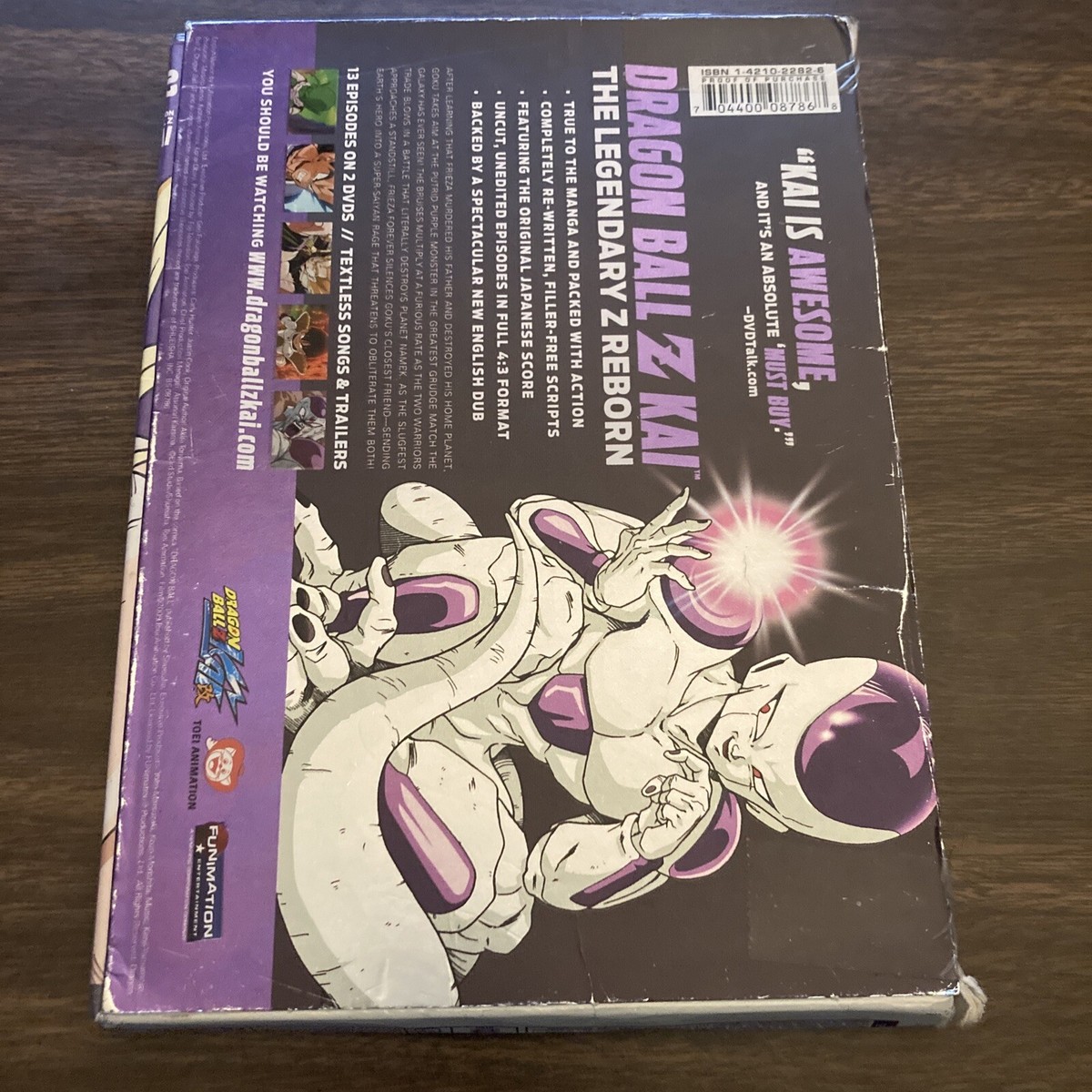 DragonBall Z Kai DVD Part Four (2011, 2-Disc Set) Episodes 40-52