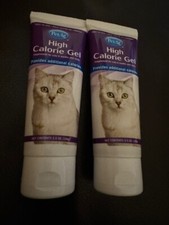 NEW LOT OF 2 PetAg HIGH CALORIE Cat Gel 3.5 oz 7 OZ SEALED EXP 7/28