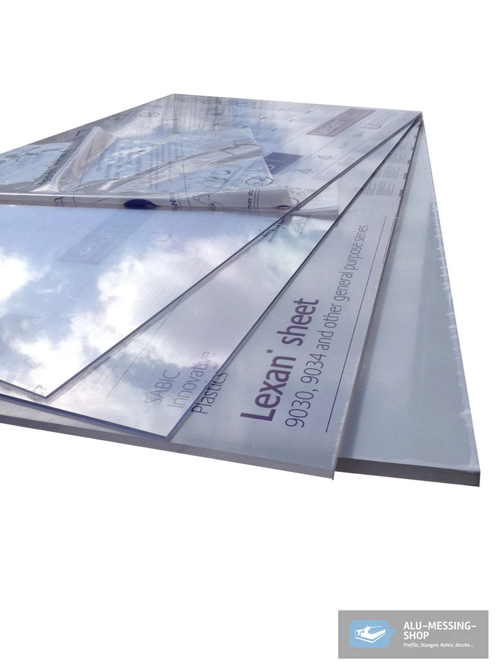 Polycarbonat (PC) Platte farblos 1000 x 600 x 6 mm bruchfest - Bild 1 von 1