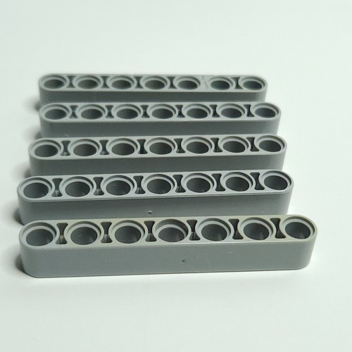 LEGO Part 32524 Technic Liftarm Thick 1x7 16615 Light Bluish Gray Qty 5 - Picture 4 of 4