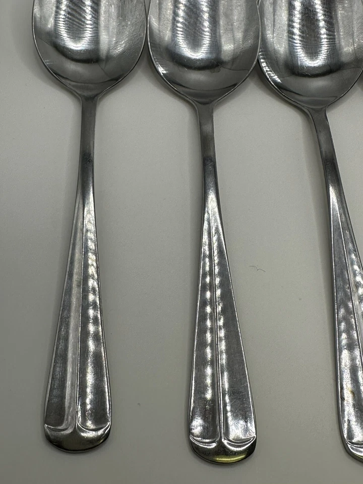 6 cucharas/mesa ovaladas de acero inoxidable International Silver GRAN ROYAL Foto 2 de 4