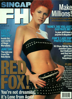 FHM SINGAPORE MAY 2000 LENE NYSTROM AQUA