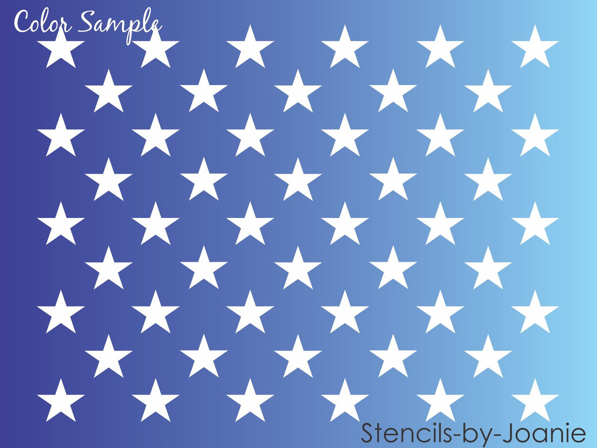50 Stars Stencil Joanie for 9 x 14 Blue area American Flag Patriotic DIY Signs | eBay 50-stars-stencil-joanie-for-9-x-14-blue-area-american-flag-patriotic-diy-signs-ebay