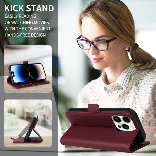 Leather Wallet Case For Samsung GalaxyS25 S24 S22 S23 Ultra S21 S20+ Flip Cover - Picture 51 of 83