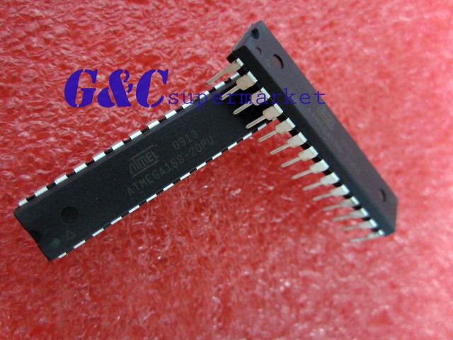 5PCS ATMEGA168-20PU DIP28 ATMEL IC MCU 8BIT 16KB FLASH NEW GOOD QUALITY ...