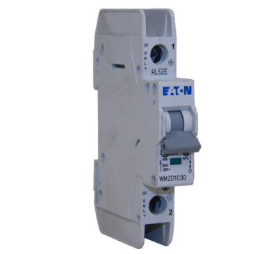Eaton WMZD1C30 DIN Rail Circuit Breaker 30A 125V DC 1 Pole New