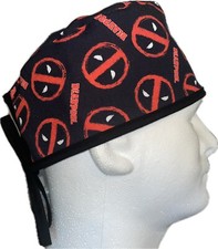 Deadpool Mask Scrub Hat Chemo Cap