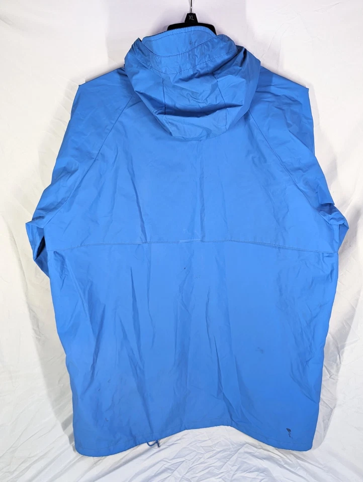 Abrigo protector de desgaste vintage talla XL azul chaqueta reforzada con capucha Foto 2 de 4