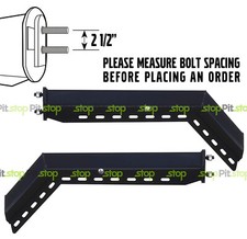 Black Powder Coated Angled Mud Flap hanger se...