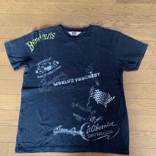 BEN DAVIS Men's T-shirt size L black short sleeve