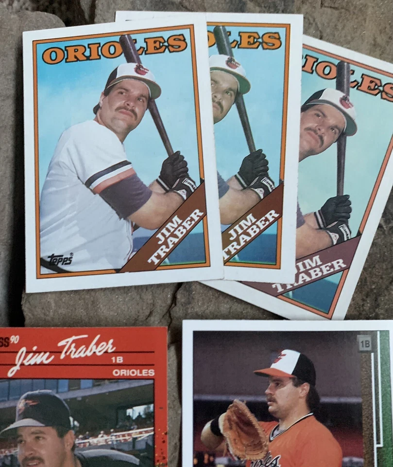 Jim Traber Baseball Cards. Baltimore Orioles. - Image 3 of 4