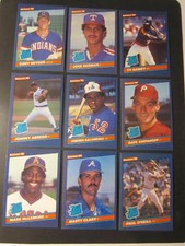 1986 Donruss Baseball Singles (1-250) NM-MT, Pick Choose Your Set