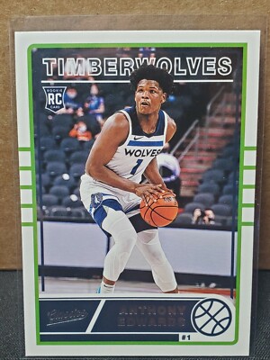 2020-21 Panini Chronicles Anthony Edwards RC Classics #635 Rookie Card