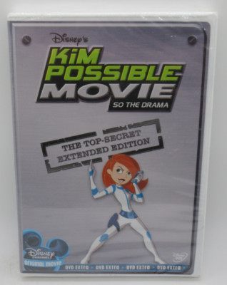 DISNEY - KIM POSSIBLE: SO THE DRAMA - TOP-SECRET EXT. ED. ANIMATED DVD MOVIE, WS