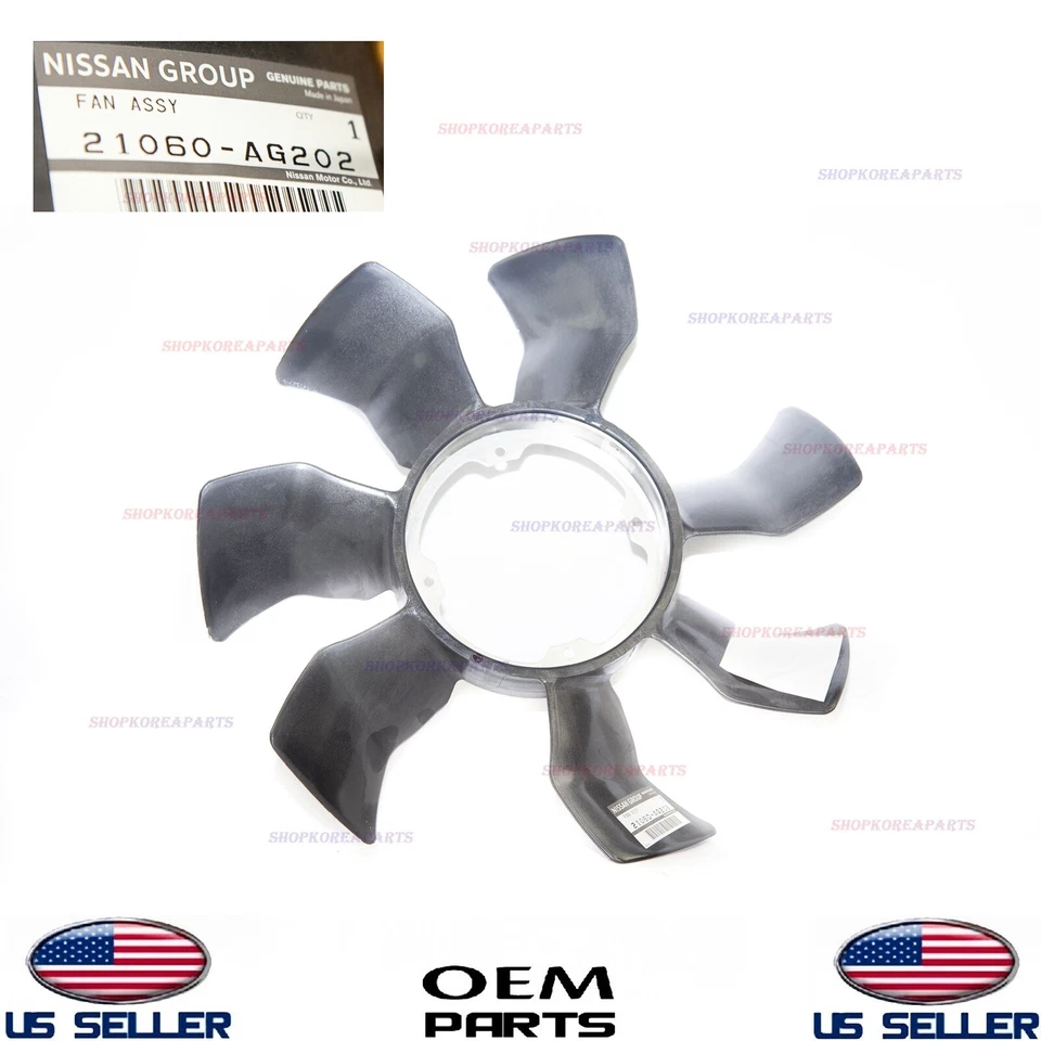 ✅Genuino✅ Hoja de embrague del ventilador de refrigeración del motor ⭐OEM⭐ Infiniti G35 3,5 L 2003-2004  Foto 3 de 4