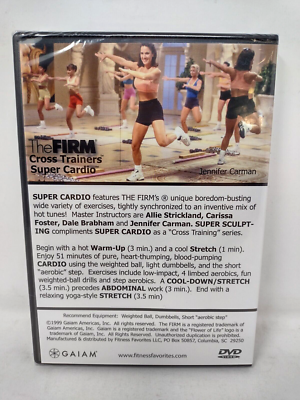 FIRM Cross Trainers Super Cardio Dale Brabham Jennifer Carman