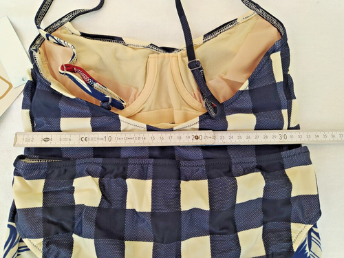 Women's underwired tankini 2 piece set size 36 Cup-B swimwear tankini underwired - Picture 9 of 9