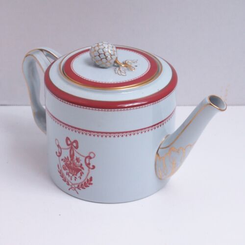 Teiera Copeland Spode Red Newburyport con coperchio - pietra fine A Y3360 ottima! - Foto 4 di 9
