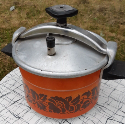 Cocotte Minute SEB Vintage Orange – 8 Litres – Compatible Gaz