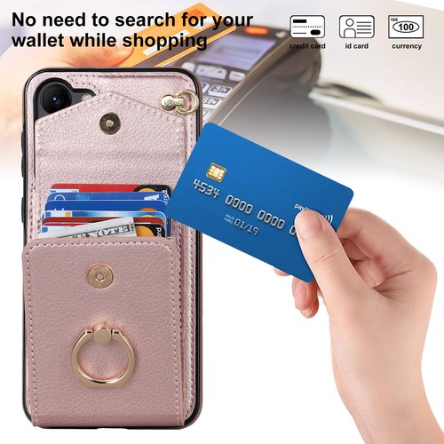 For Samsung Galaxy A42 A50 A51 A52 A53 A54 Ring Holder Leather Wallet Case Cover - Picture 51 of 66