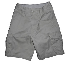 Faded Glory Shorts Boys Size 5 Khaki Beige Cargo Adjustable Waist EUC