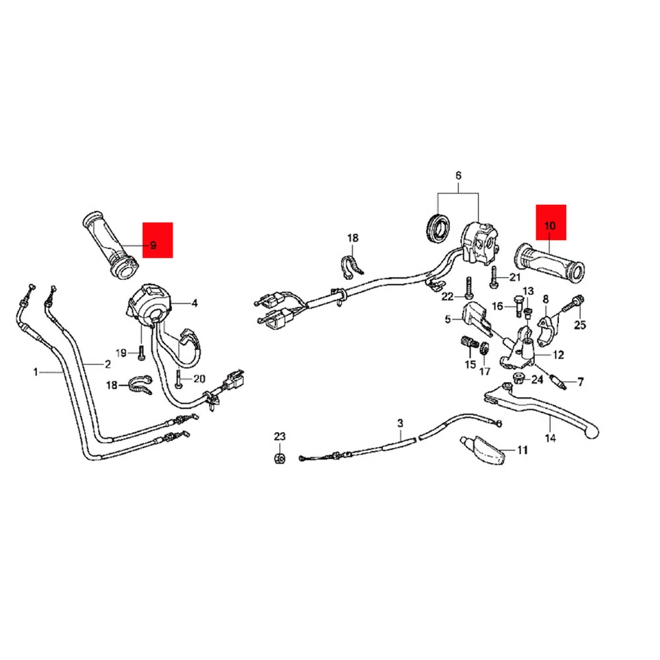 Дроссельная заслонка для Honda Grips CBR250R CBR300R CBR500R CBR 250 300 500 Grom 125 + трубка - Изображение 2 из 4