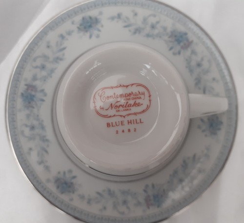 Noritake 'Blue Hill' (2482) Coffee Cup & Saucer, VGC - Picture 3 of 3