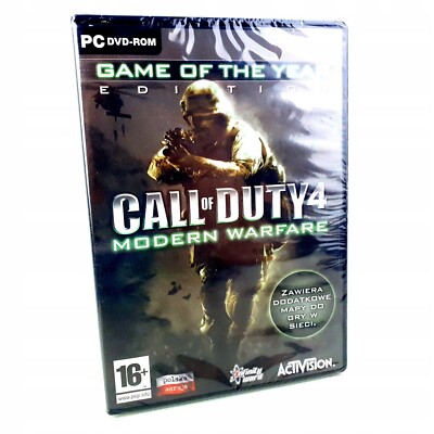 PCゲーム 輸入版 Call Of Duty 4 Box 中古 BRAND NEW SEALED CALL OF DUTY 4 IV MODERN WARFARE PC VERY RARE