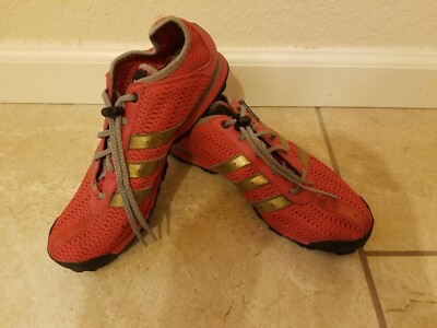 Adidas Daroga Mesh Running Shoes Mens 7.5 Red Lace Up Low  display picture 3